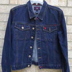 SIZE L. U.S. POLO ASSN jeans Co.Boys denim jean jacket.